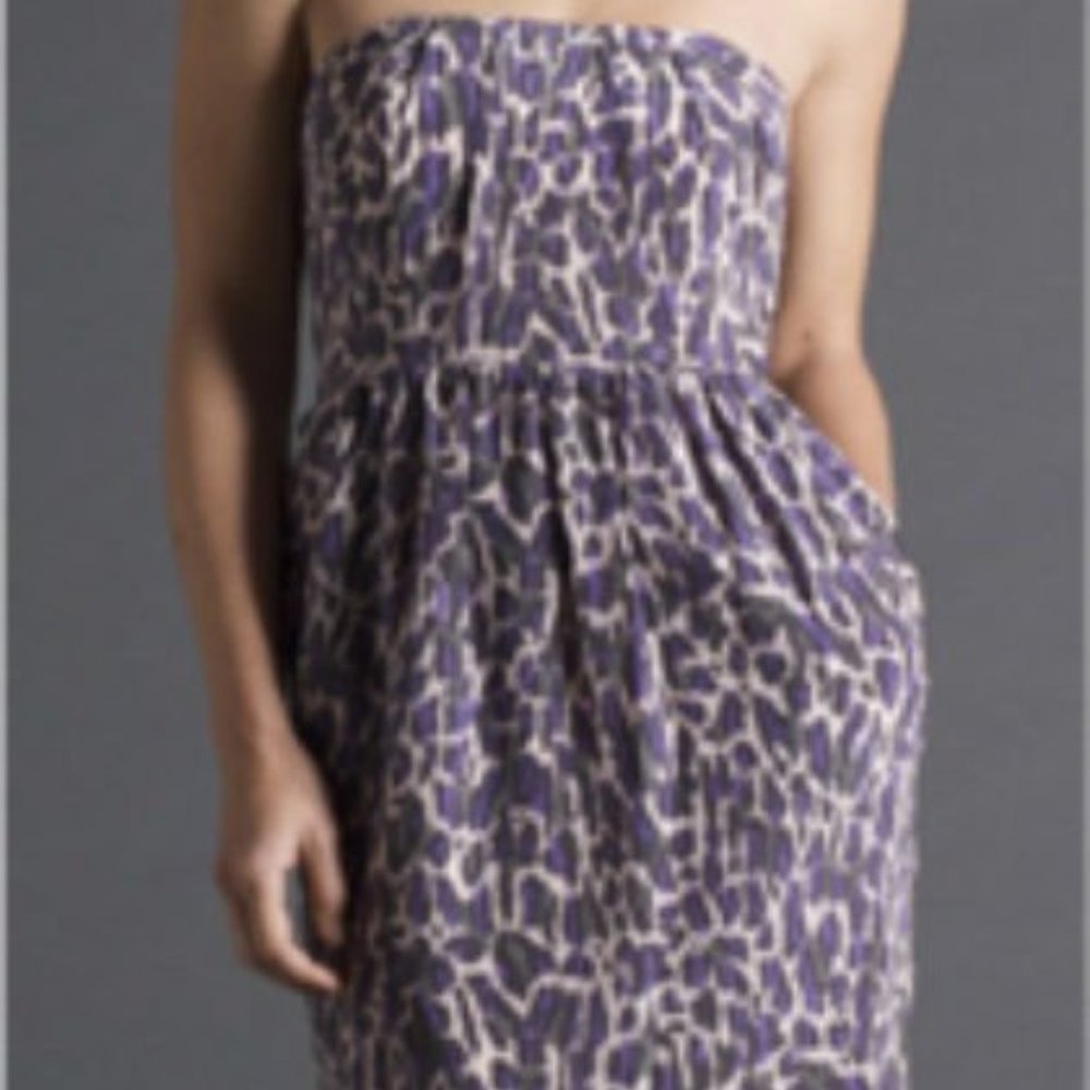 Shoshanna Leopard Print Dress
